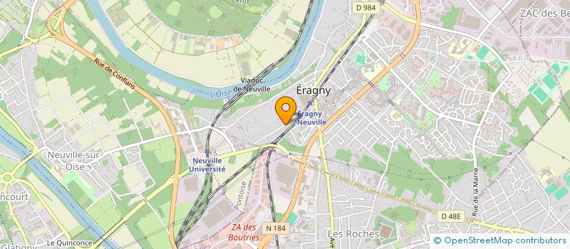 localisation de l'entreprise MONSIEUR ERIC DA SILVA à ERAGNY