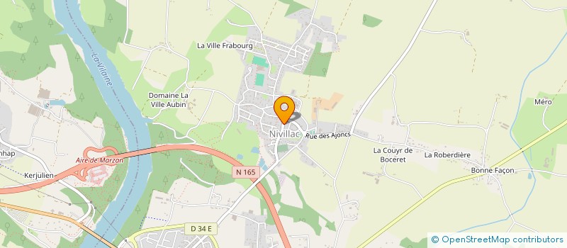 localisation de l'entreprise MONSIEUR ERIC DABIT  NIVILLAC