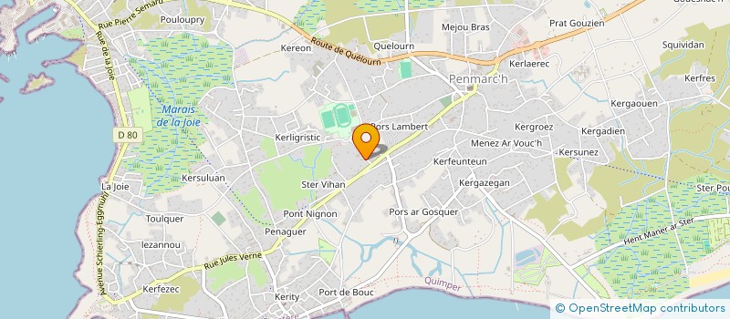 localisation de l'entreprise MONSIEUR ERIC DADEN à PENMARCH