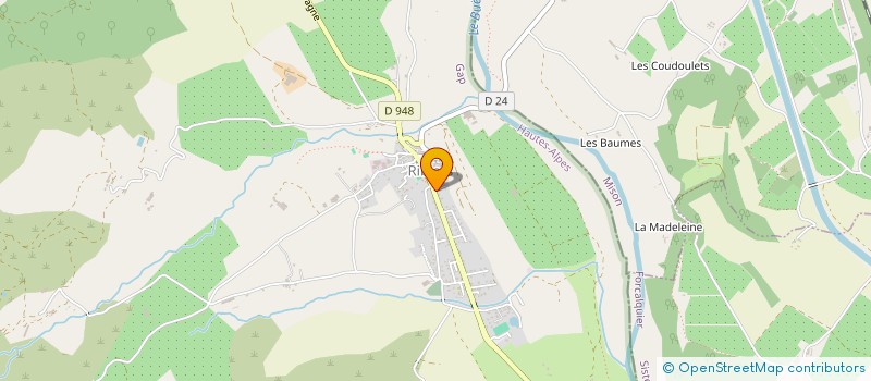 localisation de l'entreprise MONSIEUR ERIC DAGNAN  VAL BUECH-MEOUGE