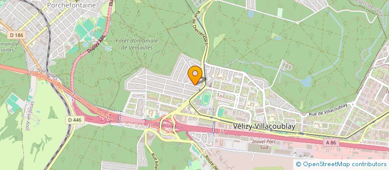 localisation de l'entreprise MONSIEUR ERIC DAGUIN GESSET  VELIZY-VILLACOUBLAY