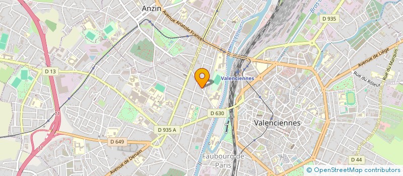 localisation de l'entreprise MONSIEUR ERIC DAIX à VALENCIENNES