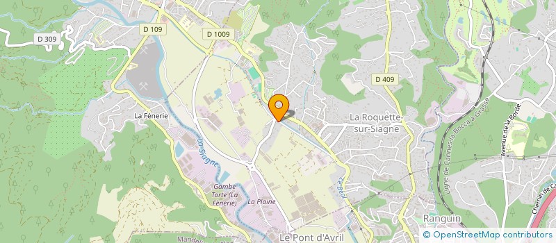 localisation de l'entreprise MONSIEUR ERIC DALMASSO à LA ROQUETTE-SUR-SIAGNE