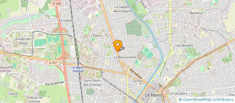 localisation de l'entreprise MONSIEUR ERIC DAMOISEAUX  LE MANS