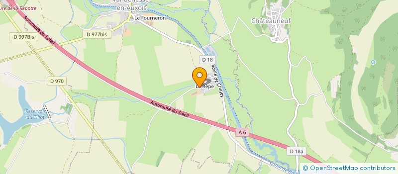 localisation de l'entreprise MONSIEUR ERIC DANCHOT  VANDENESSE-EN-AUXOIS