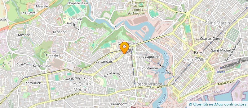 localisation de l'entreprise MONSIEUR ERIC DANIEL à BREST