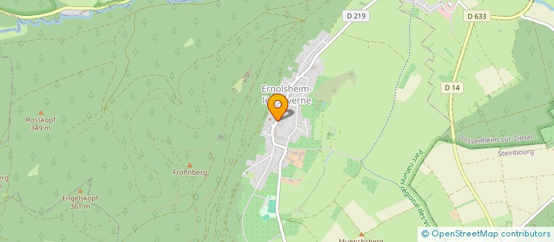 localisation de l'entreprise MONSIEUR ERIC DANNER  KIRRWILLER