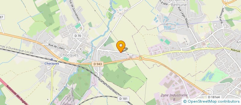 localisation de l'entreprise MONSIEUR ERIC DANTAN  CHOCQUES