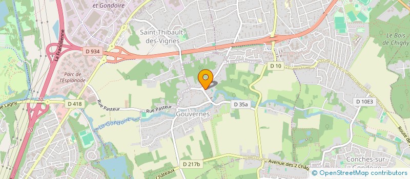 localisation de l'entreprise MONSIEUR ERIC DAQUIN  GOUVERNES