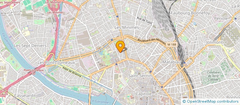 localisation de l'entreprise MONSIEUR ERIC DARAN  TOULOUSE