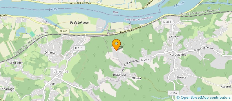 localisation de l'entreprise MONSIEUR ERIC DARRIGOL  URCUIT