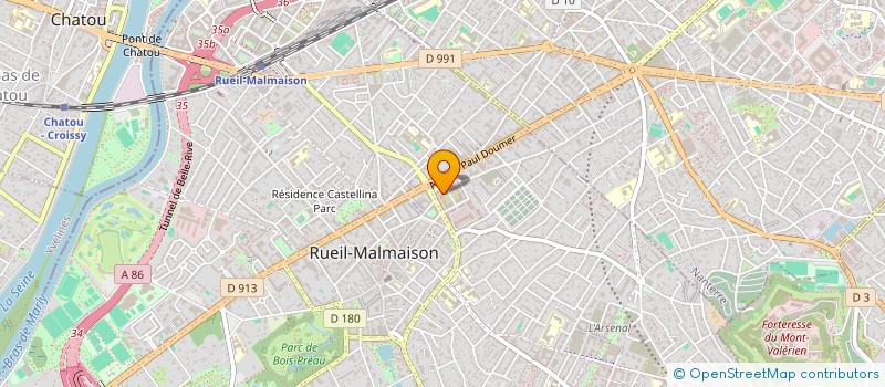 localisation de l'entreprise MONSIEUR ERIC DARTIGUELONGUE à RUEIL-MALMAISON
