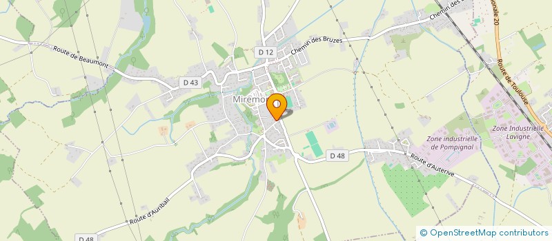 localisation de l'entreprise MONSIEUR ERIC DARVAS  MIREMONT