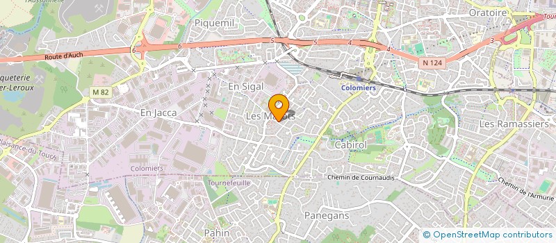 localisation de l'entreprise MONSIEUR ERIC DAUBERT à COLOMIERS