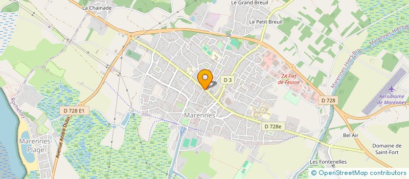 localisation de l'entreprise MONSIEUR ERIC DAUNAT à MARENNES-HIERS-BROUAGE