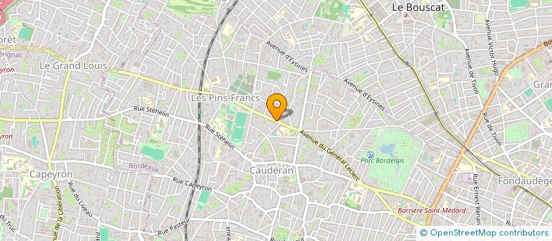 localisation de l'entreprise MONSIEUR ERIC DAUNIT à BORDEAUX