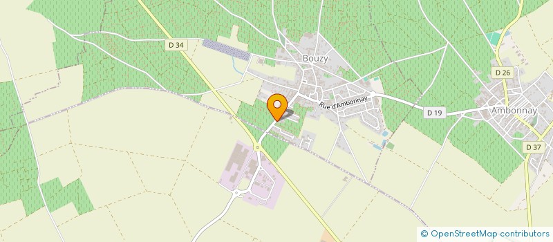 localisation de l'entreprise MONSIEUR ERIC DAUVERGNE  BOUZY