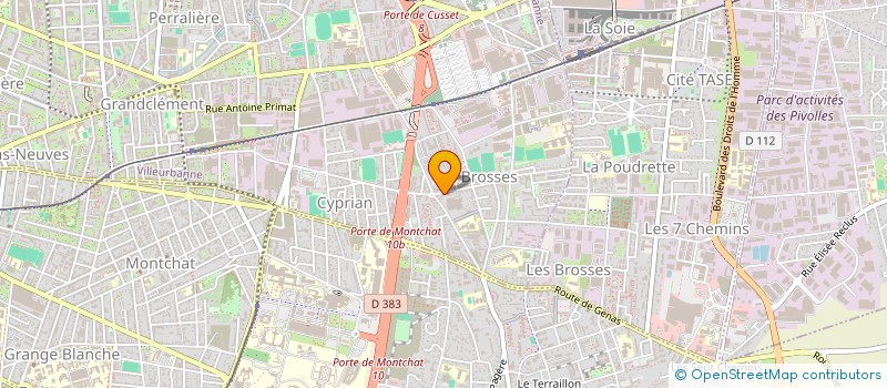 localisation de l'entreprise MONSIEUR ERIC DAVID ISRAEL AMOUYAL  VILLEURBANNE