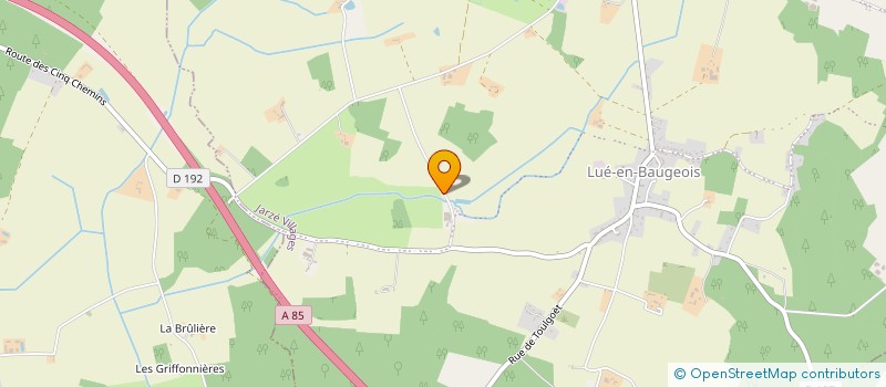 localisation de l'entreprise MONSIEUR ERIC DE BECDELIEVRE à JARZE VILLAGES