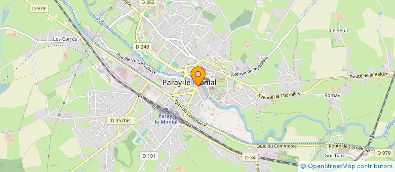 localisation de l'entreprise MONSIEUR ERIC DE BROSSES  PARAY-LE-MONIAL