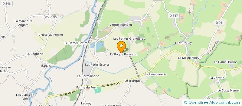 localisation de l'entreprise MONSIEUR ERIC DE COURTILLOLES D'ANGLEVILLE  SAINT-PIERRE-DE-SEMILLY