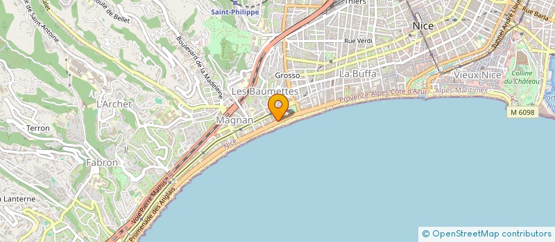 localisation de l'entreprise MONSIEUR ERIC DE FLEURIAU DE MORVILLE  NICE