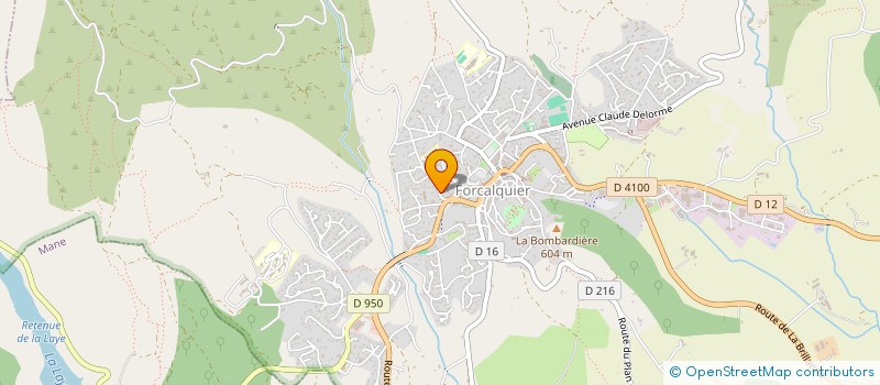 localisation de l'entreprise MONSIEUR ERIC DE JOUVENEL DES URSINS  FORCALQUIER