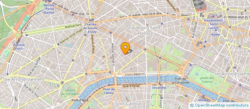 localisation de l'entreprise MONSIEUR ERIC DE LA HAYE SAINT-HILAIRE  PARIS