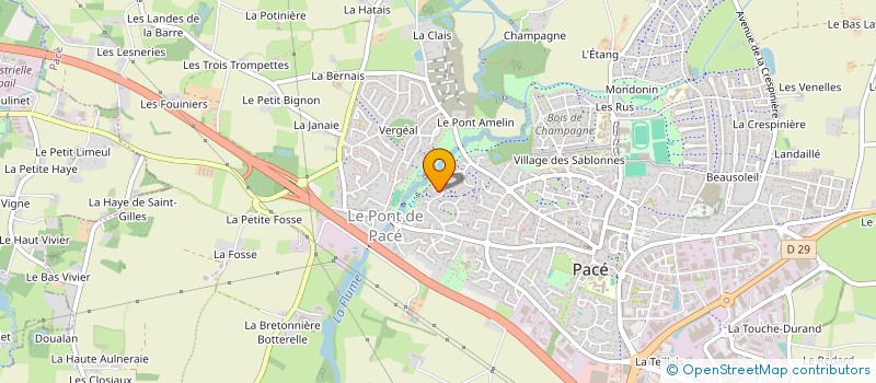 localisation de l'entreprise MONSIEUR ERIC DE LA VICTOIRE  PACE