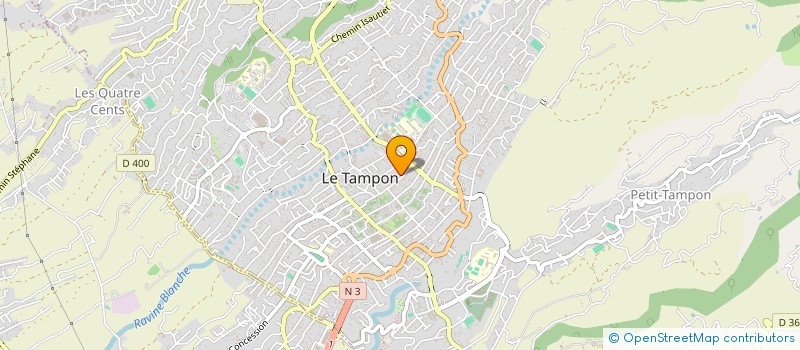 localisation de l'entreprise MONSIEUR ERIC DE LAHAYE  LE TAMPON