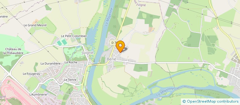 localisation de l'entreprise MONSIEUR ERIC DE LANDEVOISIN  MONTREUIL JUIGNE