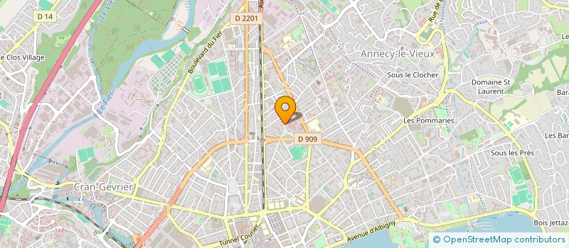 localisation de l'entreprise MONSIEUR ERIC DE MARCO à ANNECY