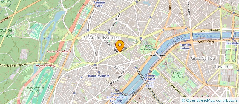 localisation de l'entreprise MONSIEUR ERIC DE RENUSSON D'HAUTEVILLE  PARIS