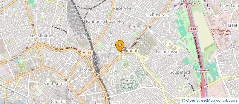 localisation de l'entreprise MONSIEUR ERIC DE SAINT DENIS à TOULOUSE