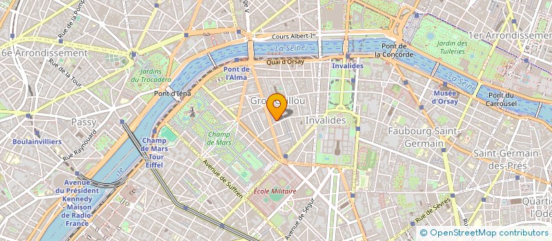 localisation de l'entreprise MONSIEUR ERIC DE SAINTE LORETTE  PARIS