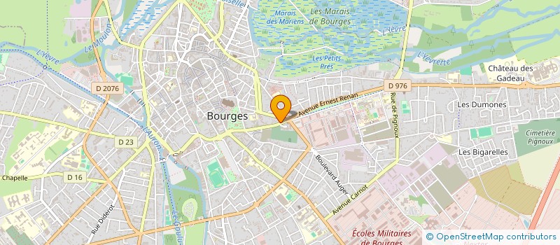 localisation de l'entreprise MONSIEUR ERIC DE VADDER  BOURGES