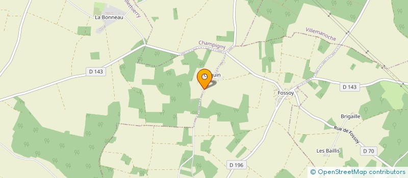 localisation de l'entreprise MONSIEUR ERIC DEBAKRE  VILLETHIERRY