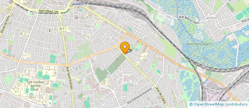 localisation de l'entreprise MONSIEUR ERIC DEBART  AMIENS