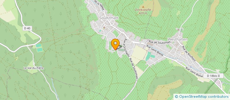 localisation de l'entreprise MONSIEUR ERIC DEBENATH  SOULTZMATT