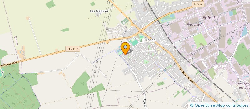 localisation de l'entreprise MONSIEUR ERIC DEBESE à ORMES