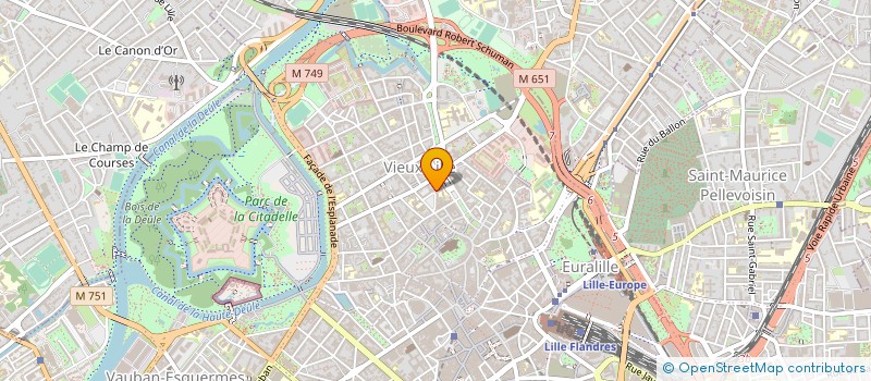 localisation de l'entreprise MONSIEUR ERIC DEBEURME à LILLE