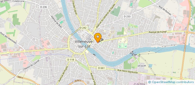 localisation de l'entreprise MONSIEUR ERIC DEBLADIS à VILLENEUVE-SUR-LOT