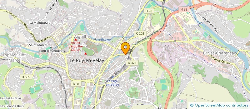 localisation de l'entreprise MONSIEUR ERIC DEBORDE à LE PUY-EN-VELAY