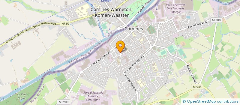 localisation de l'entreprise MONSIEUR ERIC DECAESTECKER à WARNETON