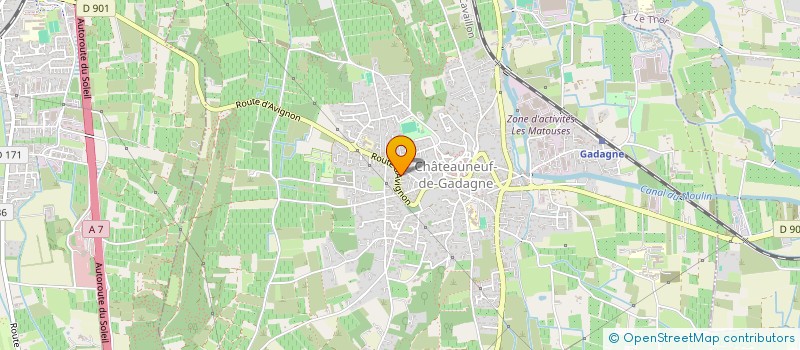 localisation de l'entreprise MONSIEUR ERIC DECAMPS  CHATEAUNEUF-DE-GADAGNE