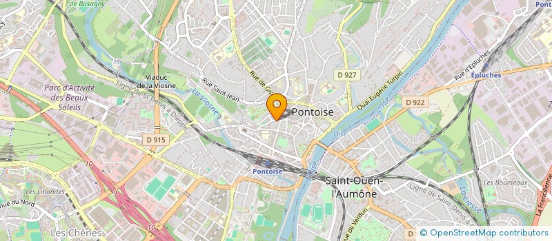 localisation de l'entreprise MONSIEUR ERIC DECAUX à PONTOISE