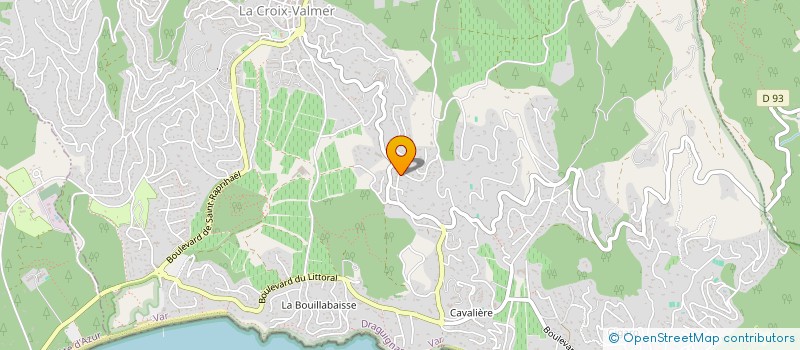 localisation de l'entreprise MONSIEUR ERIC DECHELETTE à LA CROIX-VALMER