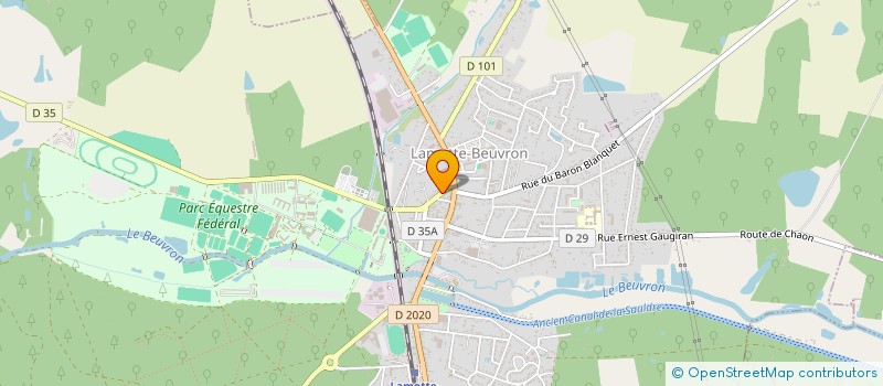 localisation de l'entreprise MONSIEUR ERIC DECKER  LAMOTTE-BEUVRON