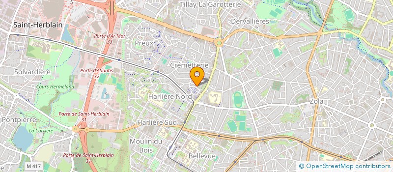 localisation de l'entreprise MONSIEUR ERIC DECOENE  SAINT-HERBLAIN