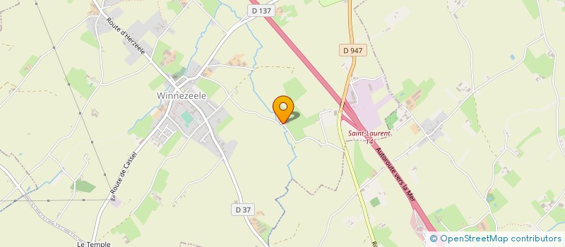 localisation de l'entreprise MONSIEUR ERIC DECROOCQ  WINNEZEELE